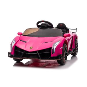 Lamborghini Veneno carro elétrico infantil rosa Carro elétrico infantil BerghoffTOYS
