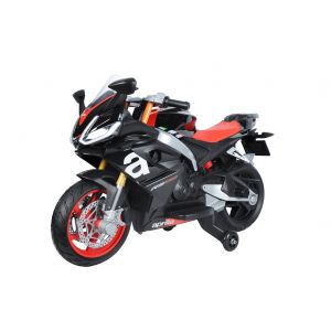 Aprilia RS660 moto infantil elétrica preta Todas as motocicletas / scooters infantis Motores elétricos