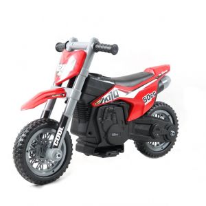 Kijana motocicleta elétrica infantil 'Cross' vermelho