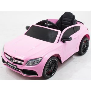 Mercedes carro elétrico para crianças C63 AMG rosa