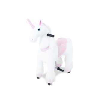 Kijana passeio de unicórnio em brinquedo branco / rosa pequeno Alle producten BerghoffTOYS