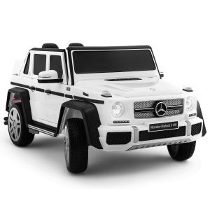 Mercedes carro elétrico para crianças esporte conversível G63 branco