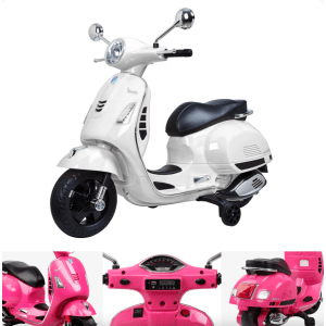 Vespa scooter elétrica para crianças GTS branca Alle producten BerghoffTOYS