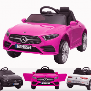 Mercedes carro elétrico para crianças CLS350 rosa Alle producten BerghoffTOYS