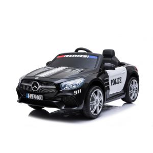 Mercedes carro elétrico para crianças policial SL500 preto