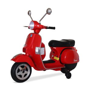 Vespa scooter elétrica para criancas vermelha