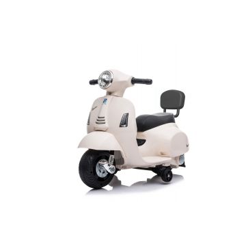 Mini scooter elétrica para criancas vespa branca