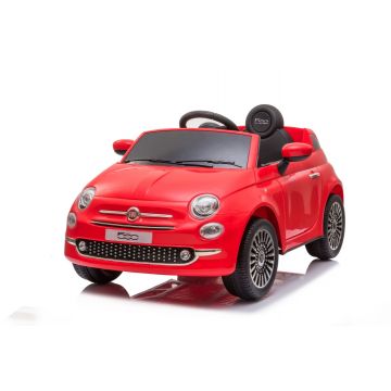 Carro infantil elétrico Fiat 500  vermelho