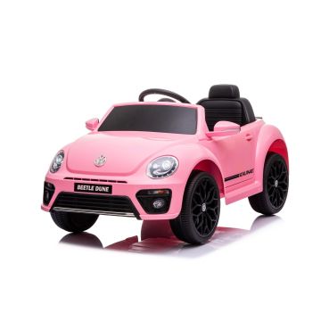 Volkswagen escaravelho infantil carro cor-de-rosa pequeno