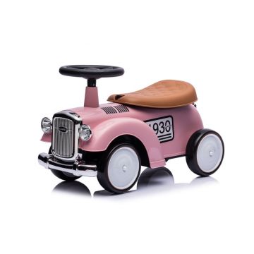 Clássico Carro de Pedais de 1930 para Crianças - Cor-de-rosa