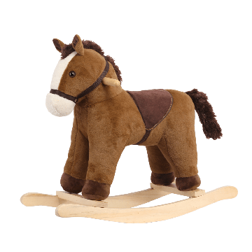 Cavalo de Baloiço BergHOFF (Pequeno) - Castanho