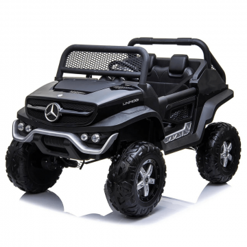 Mercedes elektrische kinderauto Unimog Mini zwart