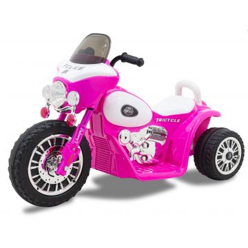 Kijana elektrische kindermotor 'Wheely' roze