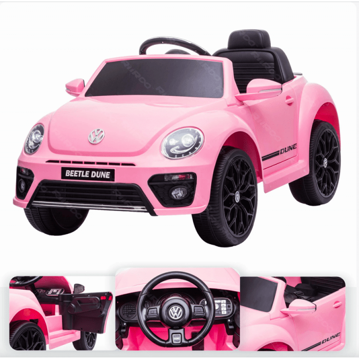 Volkswagen escaravelho infantil carro cor-de-rosa pequeno Alle producten BerghoffTOYS